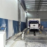 Machine de lavage de voitures automatique en libre-service, en acier inoxydable, avec brosse électrique, sans essuyage manuel requis