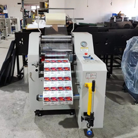 Machine de laminage hydraulique à rouleaux SENWEI 360 mm avec chauffage à l'huile pour étiquettes, fonction de guidage automatique du rouleau, utilisable en atelier d'impression