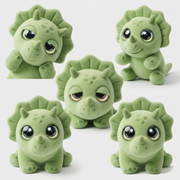 Peluche intelligente Triceratops ChatGPT avec LED réactive au toucher, prise en charge de la recherche de ressources cloud express, ODM, vente en gros en vrac