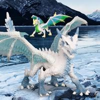 Figurines de dragon en PVC massif, modèle de statue mythologique, figurines d'animaux, vente en gros