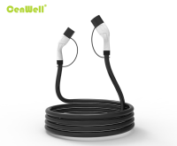Câble de charge pour VE 32A 3,5kW 7kW 11kW 22kW, Câble de charge pour véhicules électriques Type 2 vers Type 2 / Type 1 de 5M 7M 10M