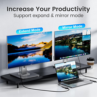 Adaptador SYONG USB C a HDMI 4K60Hz, Cable Adaptador USB Tipo C a HDMI, Alta Velocidad, Puertos Thunderbolt 3/4, para iPhone 15/16 Pro/Max