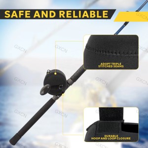 El estuche de carrete de tambor personalizable de neopreno <span class=keywords><strong>XXL</strong></span> ofrece una protección de durabilidad superior para su carrete de pesca con logotipo de tamaño personalizable - Product Image 3