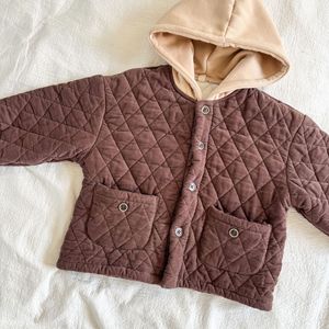 1 Pcs Custom Tag Corduroy Autumn <strong>Winter</strong> Infant <strong>Toddler</strong> Children Boys Girls Clothes Kids Neutral Bomber <strong>Jacket</strong> - Product Image 4