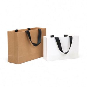 Custom logo 31Cm*14Cm*43Cm Factory Price Boutique Paper <b>Bags</b> Folding Shopping Clothing <b>Bag</b> Promotional Pack - Product Image 3