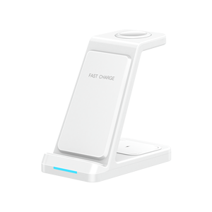 Adolph Chargeur sans fil 3-en-1 Type-C 15W QC3.0/ Sortie d'alimentation rapide à aspiration magnétique pour téléphones portables et écouteurs en matériau ABS - Product Image 3