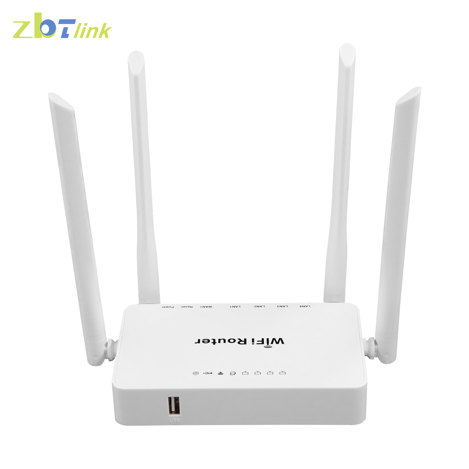 Zbt WE1626 300 Мбит/с 2,4 ГГц 5dBi Wi-Fi маршрутизатор с английским программным обеспечением