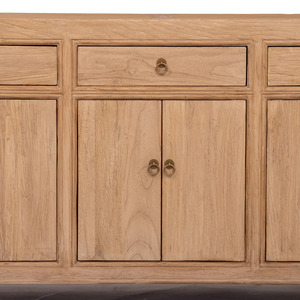 High Quality Solid Wood <b>Sideboard</b> Cabinet with Elegant Design Large Capacity Storage for Luxury Home Hotel Restaurant Furniture - Product Image 6