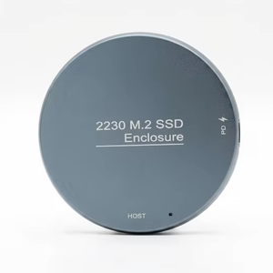 라운드 마그네틱 M.2 2230 NVMe SSD 인클로저 USB-C 스마트폰용 - Product Image 2