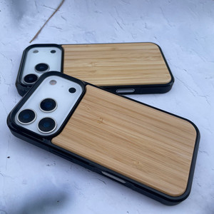Customizzato accessori per cellulari in legno ad alta resistenza custodia per telefono in bambù per iPhone 17 - Product Image 3