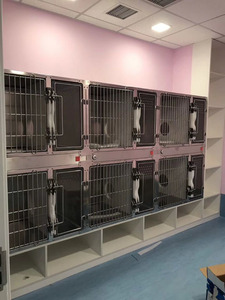 EUR PET Bon prix Cages vétérinaires en acier inoxydable Equipement vétérinaire 5 portes Cages en acier inoxydable pour grands chiens - Product Image 5