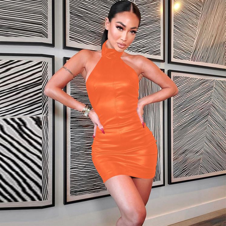 Shop Our Club Dresses Fall New Faux Leather Collection