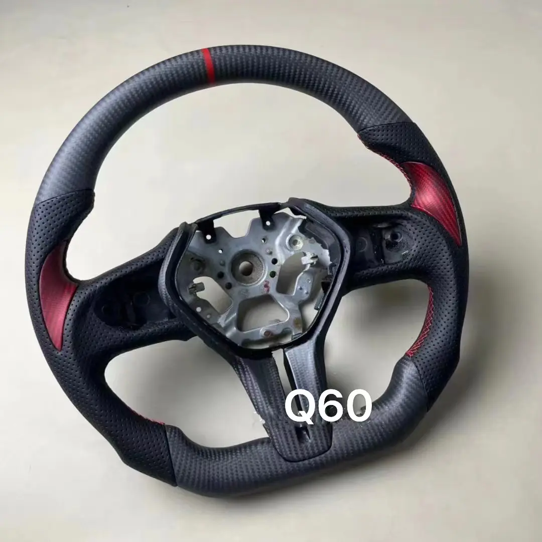MRD Pour Infiniti Q60 Personnalisation du volant en fibre de carbone volant de course cabriolet