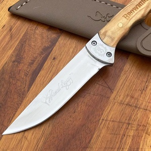 มีดพกพา Y2 Tactical คุณภาพสูง ใบมีดสแตนเลส พร้อมปลอกไม้ OEM แบบปรับแต่งได้ สำหรับใช้งานอุตสาหกรรมและ EDC - Product Image 3