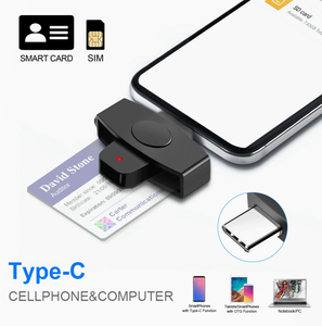 Lecteur de carte CAC intelligent Type-C fabriqué en Chine pour les banques, la déclaration de taxes, les cartes SIM, les cartes IC, les cartes d'identité - Product Image 4