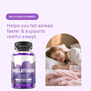 Fornito in fabbrica Private Label naturale aiuto per dormire integratore di melatonina Gummies per adulti dosaggio sonno essenziale vitamine gommose - Product Image 6