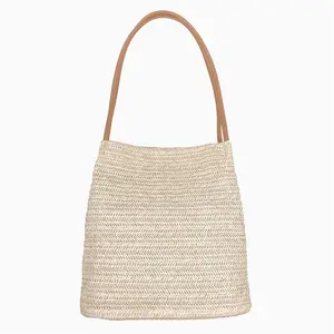 Sacs Fourre Tout A Corde Mailles De Paille Sac Main Sur Les Bacs Logo Personnalises Boite Pour Dames Definissent Des Femmes