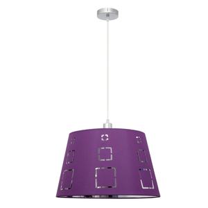 Lampada a sospensione LED E27 1x40W, colore berenjena, design moderno, ideale per l'illuminazione di interni e la decorazione degli spazi. - Product Image 1