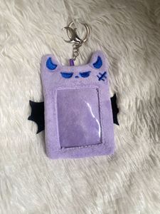 Porte-clés en peluche tendance avec ailes de diable, étui souple pour cartes <span class=keywords><strong>Polaroid</strong></span>, cartes d'identité et collection de cartes de fans - Product Image 4