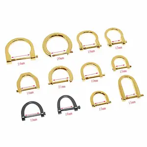 Multi-Purpose Metal D Ring Semi-Circular D Ring for Hardware Bags Ring Hand DIY Accessories