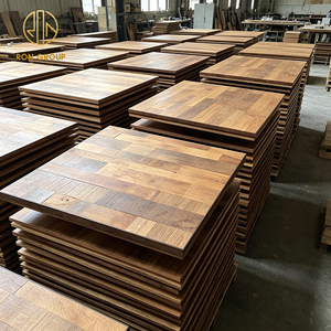 Mobilier commercial Ron Group, prix usine, banquette en cuir capitonné pour restaurant, ensemble <span class=keywords><strong>table</strong></span> et chaises en bois personnalisé - Product Image 3