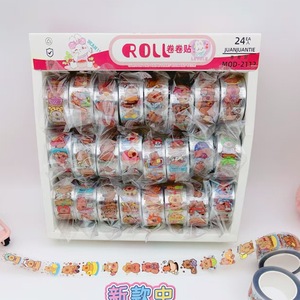 สติ๊กเกอร์ม้วน 24 ม้วน สไตล์การ์ตูนอะนิเมะ สำหรับเครื่องเขียน อุปกรณ์การเรียน เทปตกแต่ง - Product Image 2