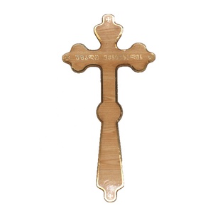 Cruz Ortodoxa de Mano Jesucristo Crucifijo de Madera Navidad Catolicismo Cristianismo Utensilios Religiosos para Iglesia - Product Image 3