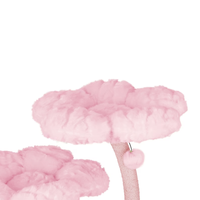 Tour d'arbre à chat moderne de luxe mignon multicouche en bois rose Design Floral durable chat escalade fleur Condo Sisal gratter