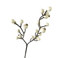 Hete Verkoop Kunstmatige Witte Bessen & Frambozen Tak Stengel Voor Nieuwjaar Kerst Halloween & Bruiloft Home Decoraties
