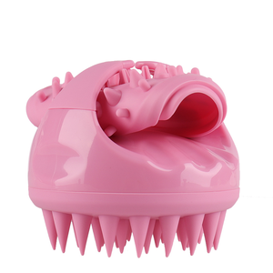 Customize Logo Hair Shampoo Massage <b>Brush</b> Scalp Care <b>Brush</b> with Soft Silicone Scalp Hair <b>Brush</b> - Product Image 6