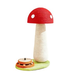 ที่ลับเล็บแมว Qi Oh Mushroom ขนาดใหญ่พิเศษ ทนทานต่อการข่วน ทำจากวัสดุไซซอล ของเล่นแมวแบบตั้ง - Product Image 5