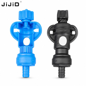 JIJID Food Grade One Hand Operation Butterfly Valve BIB Connector for Bag in Box <strong>Syrup</strong> <strong>Coke</strong> Juice Beverage Wine Dispensing - Product Image 1