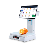 Yazar Kasa Makinesi POS Terminali Hepsi Bir Arada POS Sistemi Kapasitif Dokunmatik Ekran 15.6 İnç Tartım Terazisi Dahili Yazıcı Windows