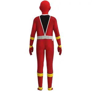 Kostum pahlawan super Halloween, kostum Cosplay Tim Naga, Jumpsuit Power Morpher Samurai Sentai shinker