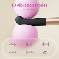 Gekromde siliconen non-latex real touch G-spot lipstick bullet vibrator voor vrouwen - USB oplaadbaar IPX6 waterdicht 10