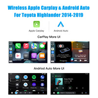 Module Plug-n-Play CarPlay Android Auto - Boîtier adaptateur USB Mirror Link avec commande vocale Siri pour système Highlander Prado Touch2 CPAA