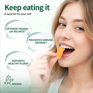 Gummies pour l'équilibre du pH féminin personnalisables OEM/ODM, complément probiotique pour femmes, gummies premium pour l'équilibre féminin - Product Image 3