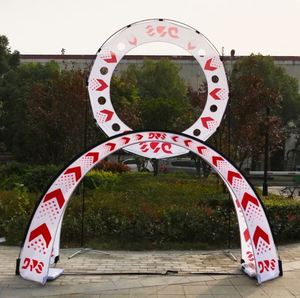 Arco de Meta para Eventos Deportivos, Publicidad Exterior, Arco de Carrera, Logotipo Impreso Personalizado, Estilo Bandera, Puertas de Cronometraje Deportivo - Product Image 5