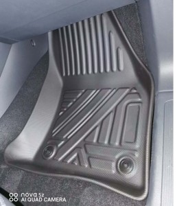 Alfombrillas de TPE 3D impermeables antideslizantes de ajuste personalizado para bandeja de <span class=keywords><strong>maletero</strong></span> para VW Taos Tharu 2019-2022 - Product Image 3