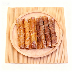 Petiscos de Carne para Cães, Palitos Mastigáveis de Tráquea de Ganso Enrolada em Pato Seco, 100% Natural, Sem Aditivos, Alta Qualidade, Feito à Mão, Grau Humano - Product Image 6