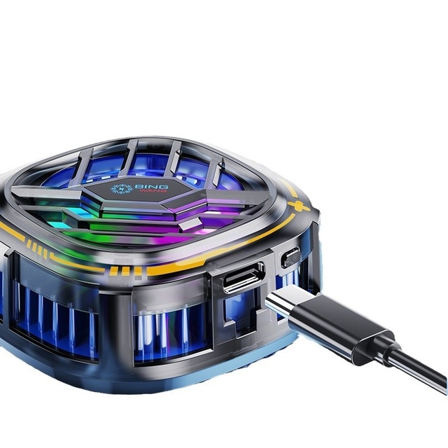 HXC Mobile Phone Radiator Cooling Semiconductor Refrigeration Gaming Back Clip Cooler Model X76