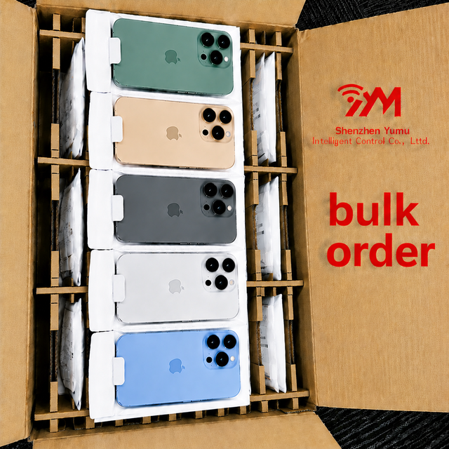Wholesale Smartphone Lot 13 Pro Max Refurbished Mobile Phone Battery Health 85%+ Factory Unlock Upplier Export Quality