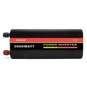 2024 dc ac 12v 220v 300w 600w 3000w araç invertörü saf giriş sinüs dalga güç inverteri 12v 110v