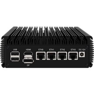 Cwwk mới được nâng cấp V5 mini-Host n5105 I226-V softroute tiết kiệm năng lượng fansless <span class=keywords><strong>PC</strong></span> công nghiệp <span class=keywords><strong>DDR4</strong></span> SSD ổ cứng EU cắm - Product Image 1