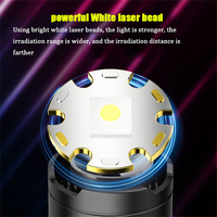 Lampe torche laser phosphore blanche haute puissance 2024, 53000 lm, faisceau laser LED