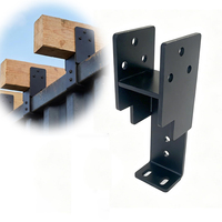 Supports de charpente en bois robustes JH-Mech, résistants à l'usure, compatibles avec les bois de construction 2x4/2x6, fixation par boulons, support de toit pour conteneur maritime en acier.