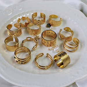 Bagues simples pour femmes, bijoux en or, bagues de mariage ajustables pour femmes, Arabie Saoudite - Product Image 6