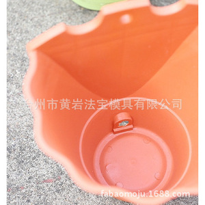 Moule en plastique pour pots de fleurs muraux, moulage par injection, une seule surface, arrangement horizontal, matériau P20 - Product Image 3