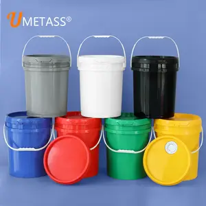 Filtre de base-ball de 5 gallons, désinfectant pour bière, seau vide de peinture recyclée de 20l avec couvercle scellé Gamma