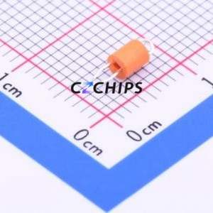 5003 Test Point / Test Loop Connector Pin Type (Through Board) Orange 2.5mm - Product Image 2